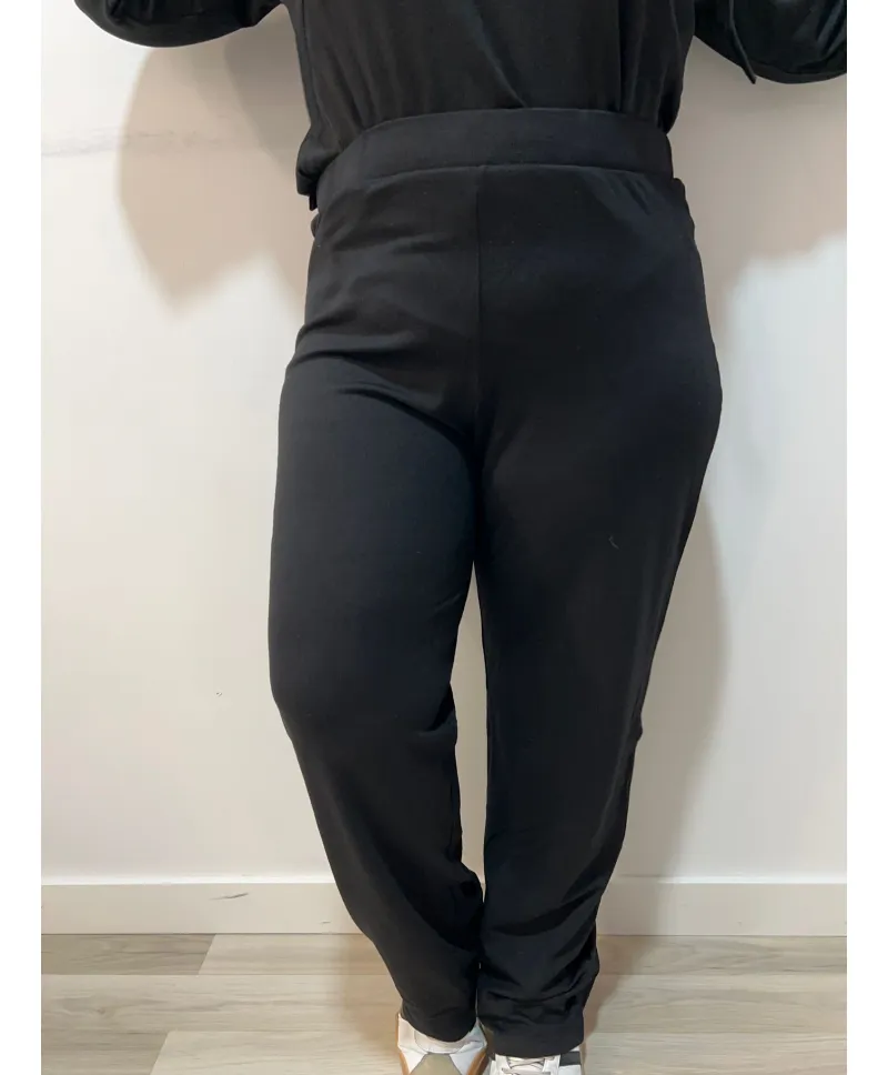 Pantalon negro Algaba - Ropa tallas grandes mujer moderna