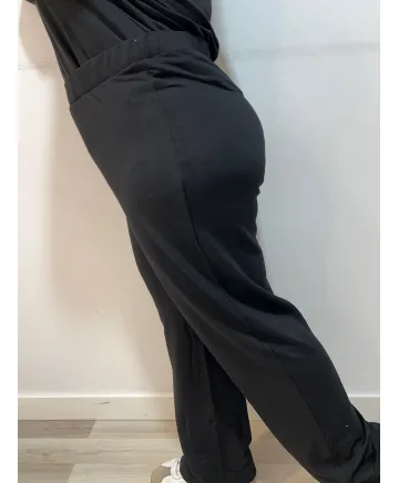Pantalon negro Algaba - Ropa tallas grandes mujer moderna