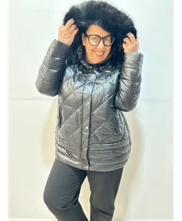 Chaqueta capucha Somoza - Ropa tallas grandes mujer moderna