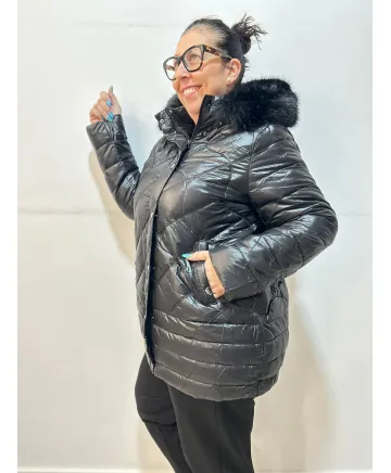 Chaqueta capucha Somoza - Ropa tallas grandes mujer moderna