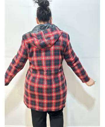 Chaqueta cuadros Fonsagrada - Ropa tallas grandes mujer moderna