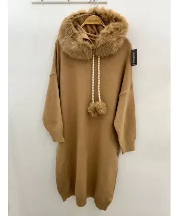 Vestido capucha Aloe - Ropa tallas grandes mujer moderna