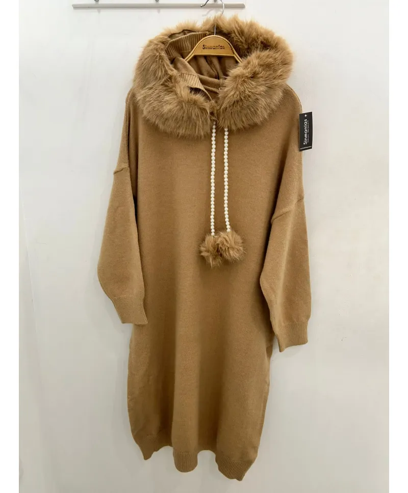 Vestido capucha Aloe - Ropa tallas grandes mujer moderna