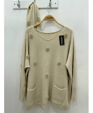 Jersey bufanda Camelia - Jerseys Tallas Grandes