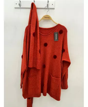 Jersey bufanda Camelia - Jerseys Tallas Grandes