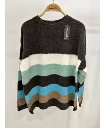 Jersey rayas Glicina - Jerseys Tallas Grandes