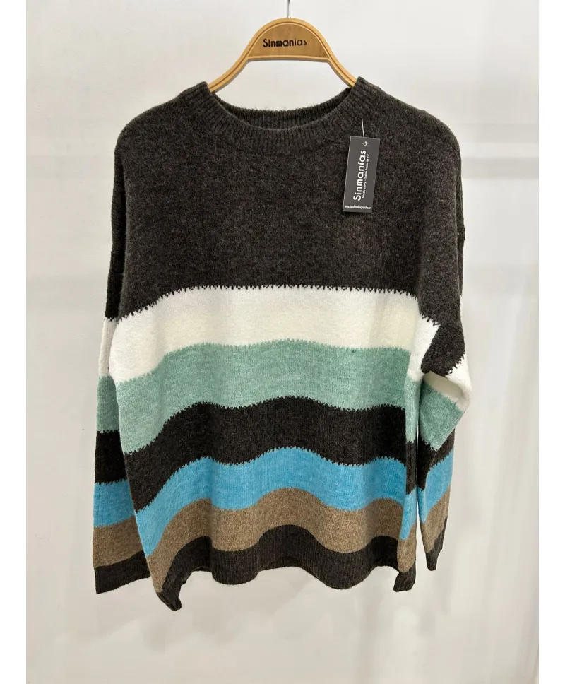 Jersey rayas Glicina - Jerseys Tallas Grandes