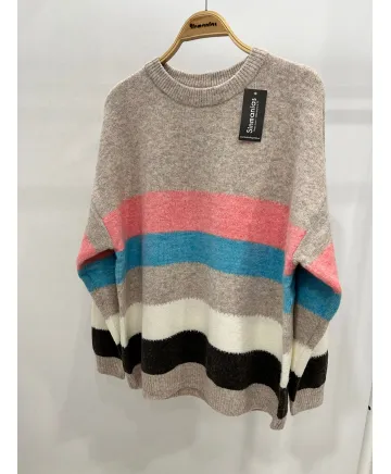 Jersey rayas Glicina - Jerseys Tallas Grandes