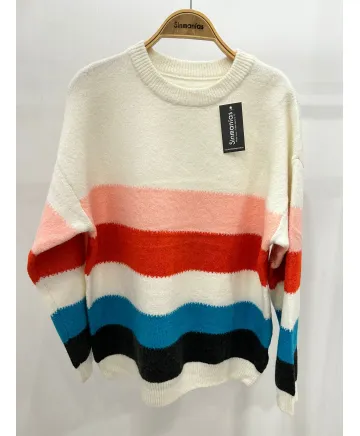 Jersey rayas Glicina - Jerseys Tallas Grandes