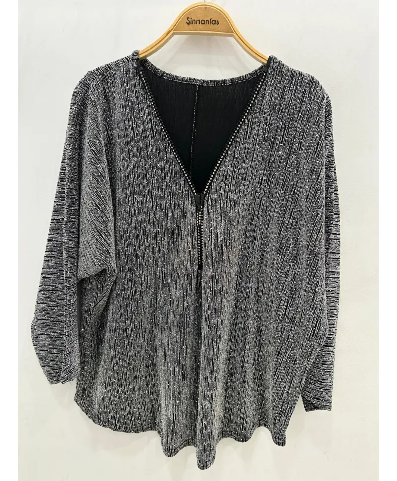 Camiseta brillos Calatea - Top De fiesta