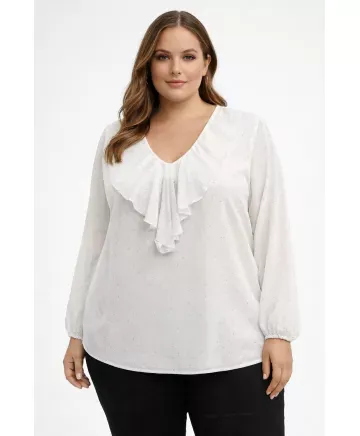 Blusa brillos Palmera - Top De fiesta