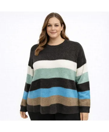 Jersey rayas Glicina - Jerseys Tallas Grandes