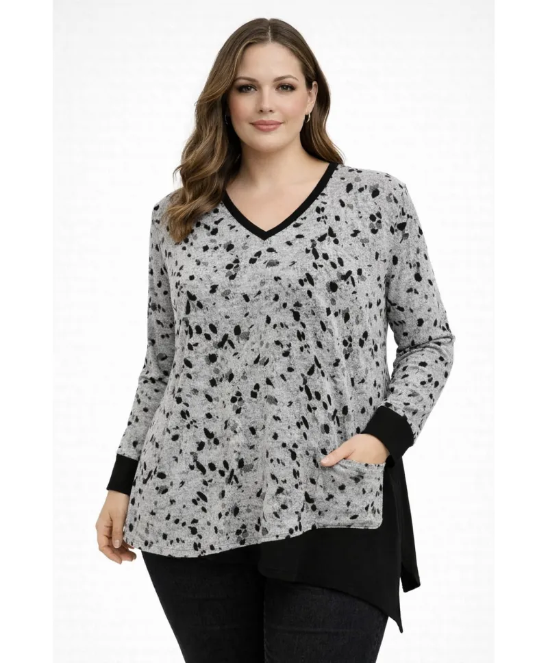 Camiseta estampada Brenes - Ropa tallas grandes mujer moderna