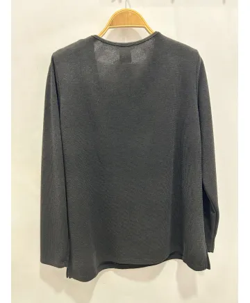 Camiseta negra Trapecio - Ropa tallas grandes mujer moderna