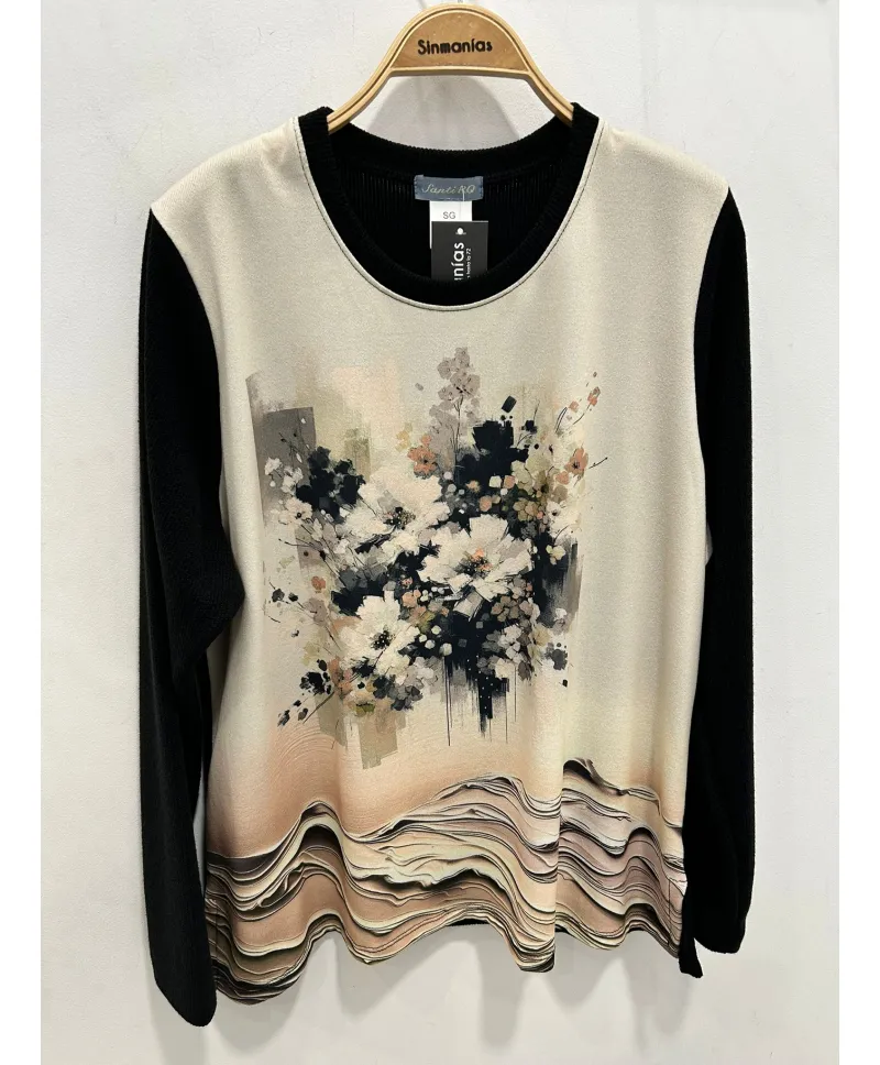 Jersey negro Ramos - Jerseys Tallas Grandes