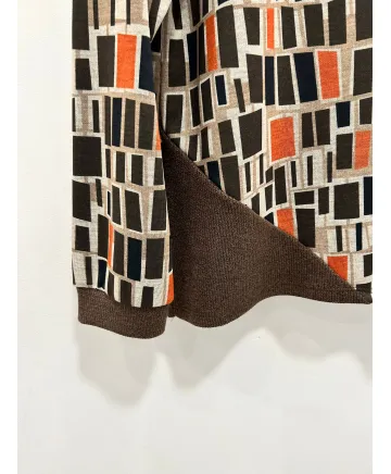 Jersey badana Lirio - Ropa tallas grandes mujer moderna