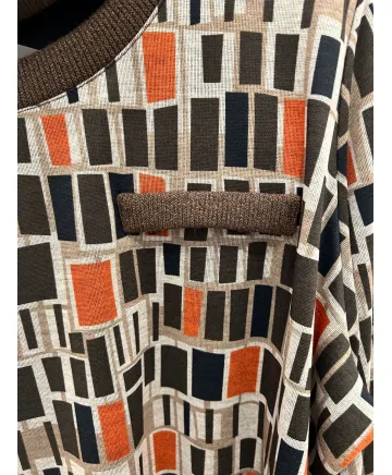 Jersey badana Lirio - Ropa tallas grandes mujer moderna