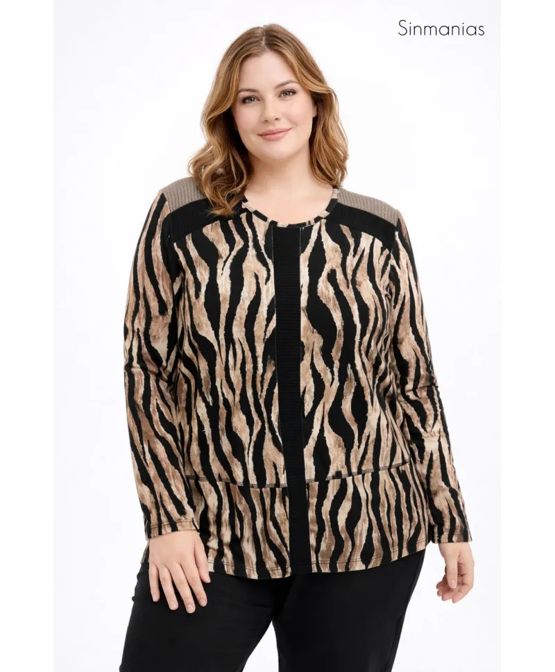 Camiseta canale Gerbera - Camisetas y Tops Tallas Grandes