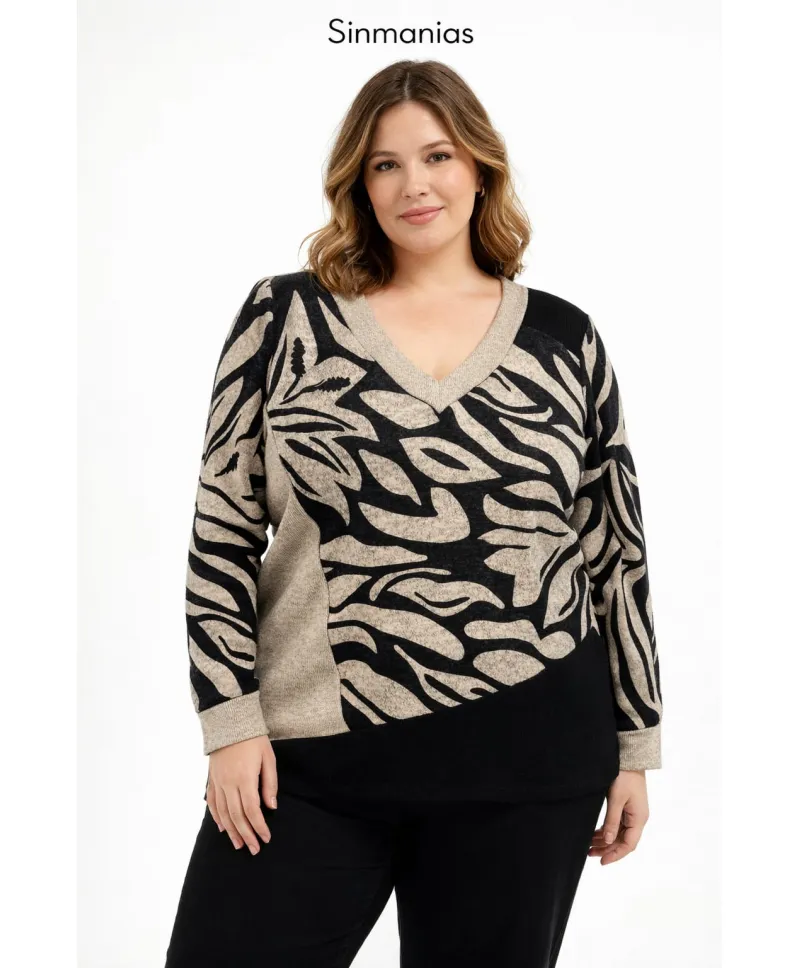 Jersey combinado Dracena - Jerseys Tallas Grandes