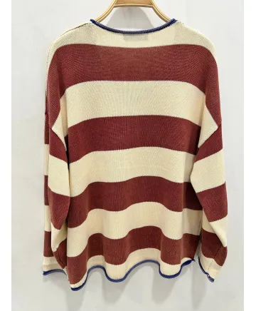 Jersey rayas Brezo - Jerseys Tallas Grandes