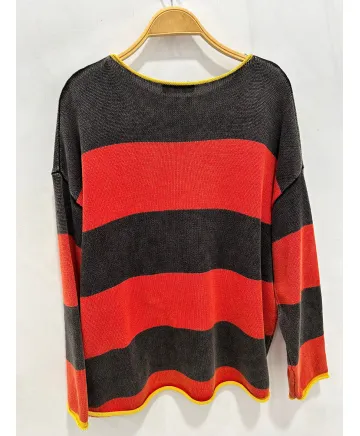 Jersey rayas Brezo - Jerseys Tallas Grandes