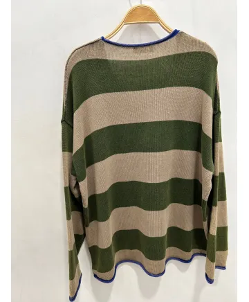 Jersey rayas Brezo - Jerseys Tallas Grandes