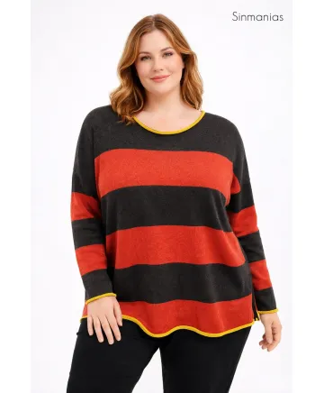 Jersey rayas Brezo - Jerseys Tallas Grandes