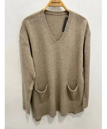 Jersey bolsillos Clavel - Ropa tallas grandes mujer moderna