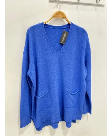 Jersey bolsillos Clavel - Ropa tallas grandes mujer moderna