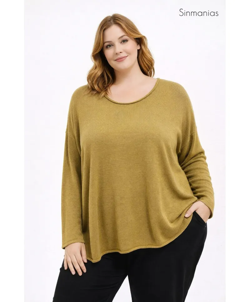 Jersey algodon Texeira - Ropa tallas grandes mujer moderna