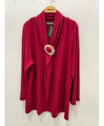 Jersey  foulard Arzua - Ropa tallas grandes mujer moderna