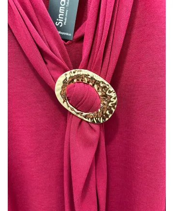 Jersey  foulard Arzua - Ropa tallas grandes mujer moderna