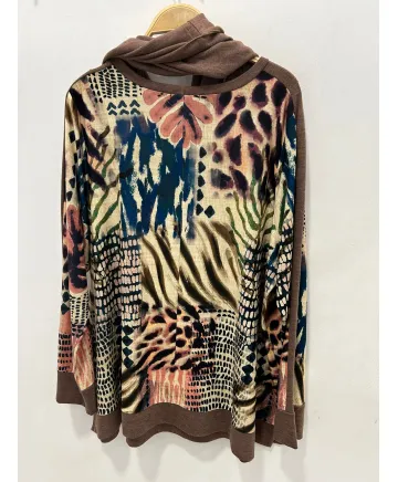 Jersey cuello Baña - Ropa tallas grandes mujer moderna