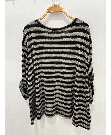 Camiseta rayas Gazaina - Ropa tallas grandes mujer moderna