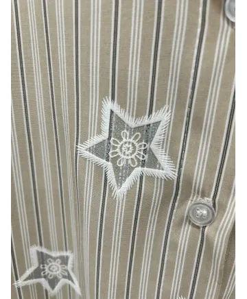 Camisa estrellas Lantana - Camisas Tallas Grandes