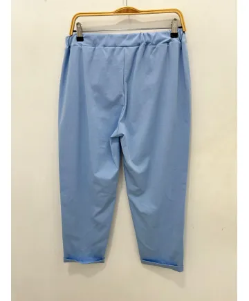 Pantalon elástico Lavanda - Pantalones Tallas Grandes