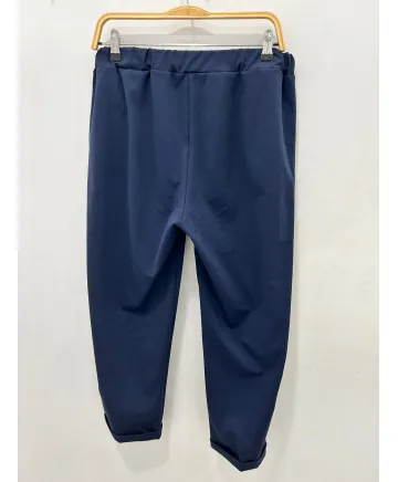 Pantalon elástico Lavanda - Pantalones Tallas Grandes