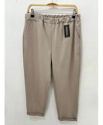 Pantalon elástico Lavanda - Pantalones Tallas Grandes