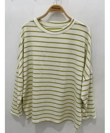 Camiseta rayas Hibisco - Camisetas y Tops Tallas Grandes