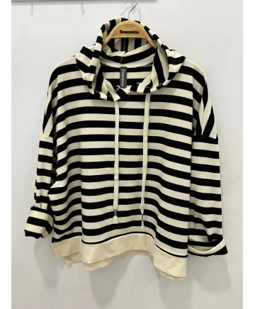 Sudadera rayas Hiedra - Sudaderas Tallas Grandes