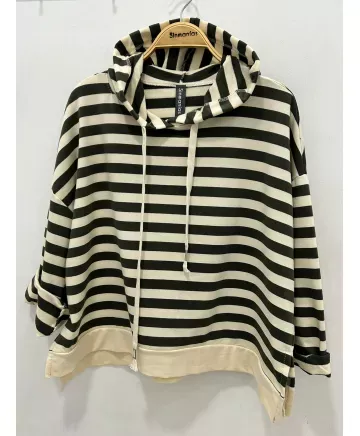 Sudadera rayas Hiedra - Sudaderas Tallas Grandes