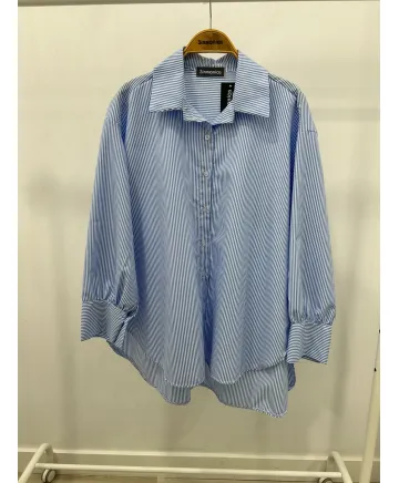 Camisa rayas Boheme - Ropa tallas grandes mujer moderna