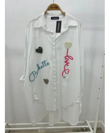 Camisa love Serena - Camisas Tallas Grandes