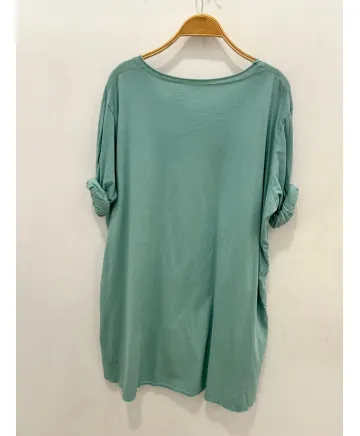 Camiseta basica Perla - Ropa tallas grandes mujer moderna