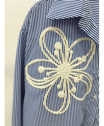 Camisa flor Alma - Camisas Tallas Grandes