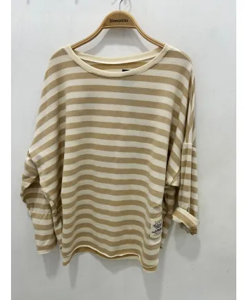 Sudadera rayas Diore - Sudaderas Tallas Grandes