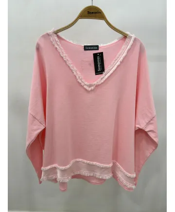 Camiseta rasete Aura - Camisetas y Tops Tallas Grandes