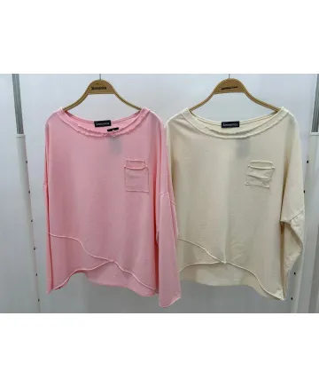 Camiseta flecos Trend - Camisetas y Tops Tallas Grandes