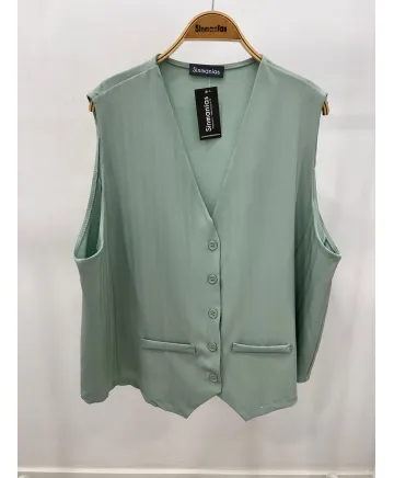 Chaleco botones Encanto - Chalecos Tallas Grandes