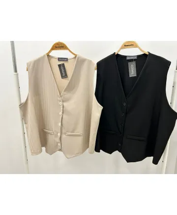 Chaleco botones Encanto - Chalecos Tallas Grandes